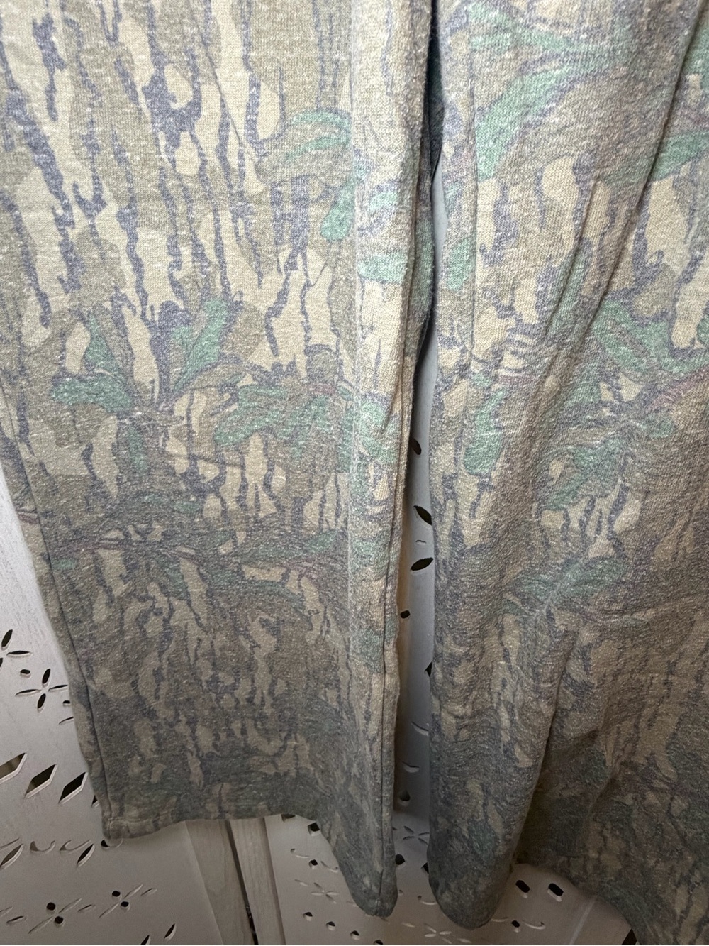 Tribe Kelley x Mossy Oak Greenleaf Camo Wide Leg Butter Sweats - Picture 7 of 15